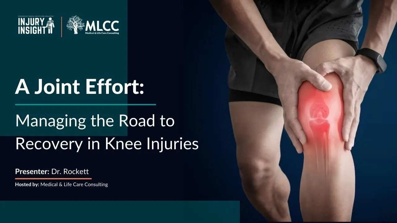 Injury Insight Session #2 - A Joint Effort- Managing the Road to Recovery in Knee Injuries