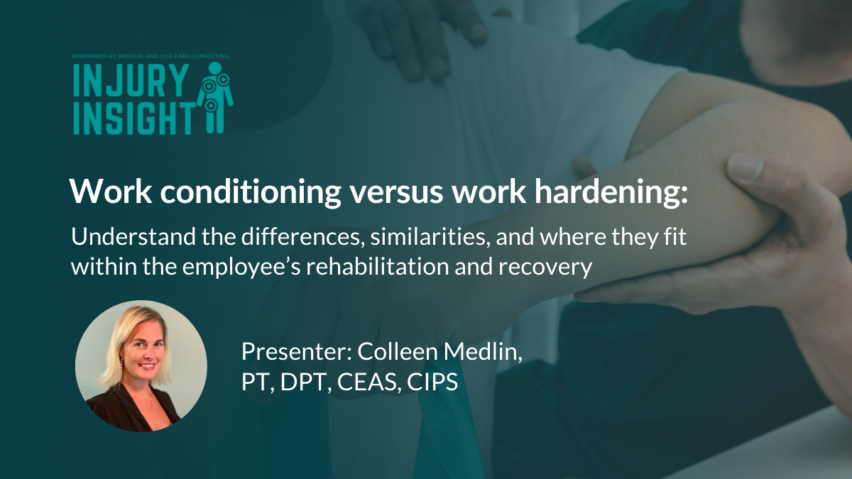 Work Conditioning Versus Work Hardening