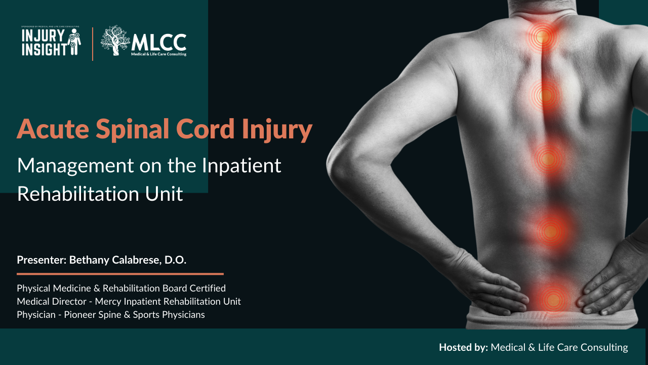 Acute Spinal Cord Injury thumbnail