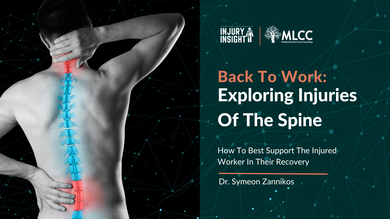 Back to Work Supporting Spine Injury banner