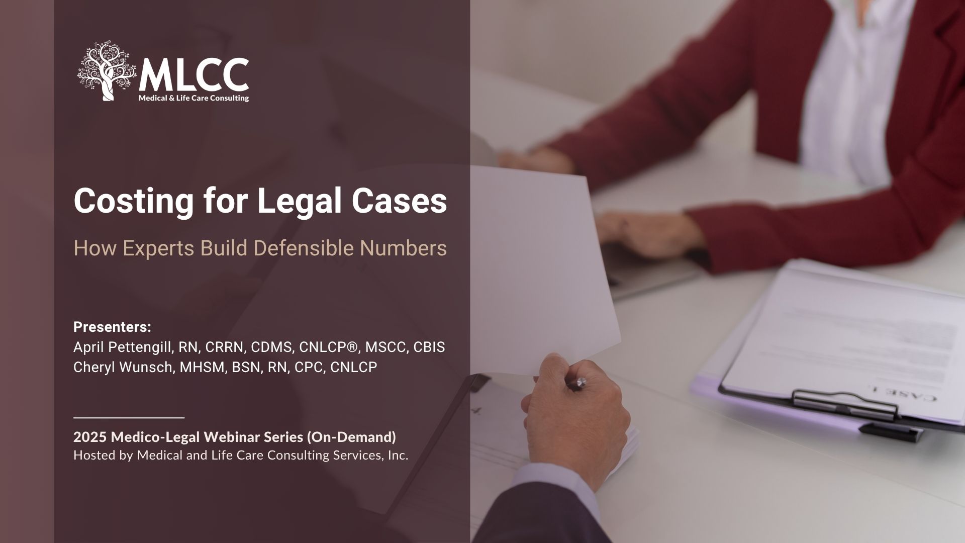 Costing for Legal Cases