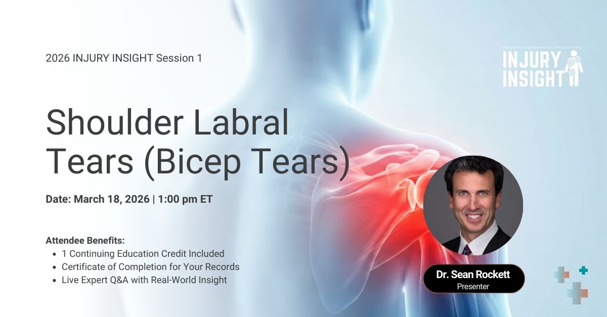 II1 2026 Shoulder Labral Tears (Bicep Tears)